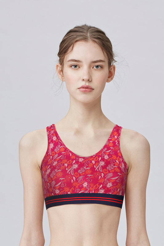 BLS Alizee Non Wired And Non Padded Cotton Crop Top