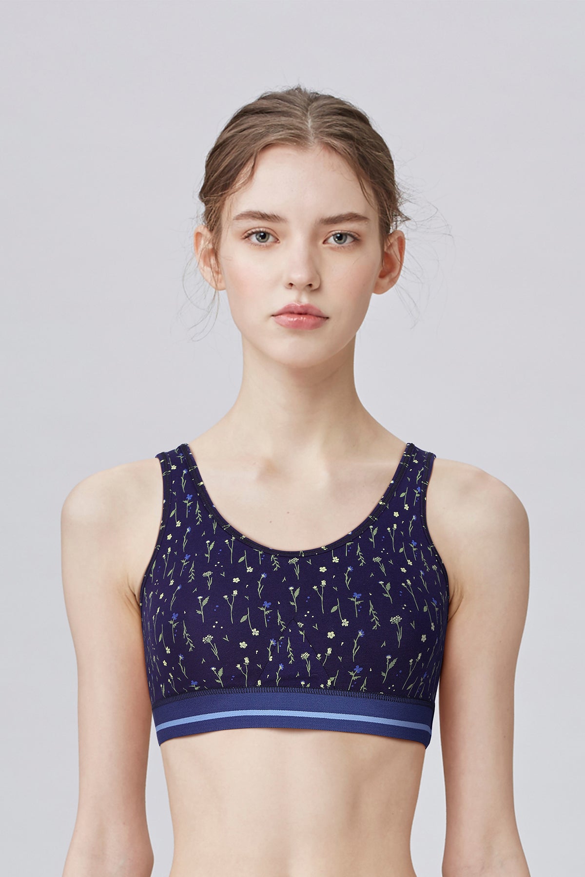 BLS Ariane Non Wired And Non Padded Cotton Crop Top