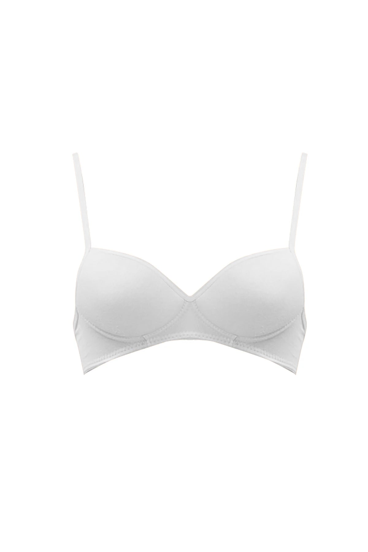 BLS Belva Soft Padded Cotton Teen Bra White