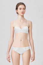 BLS Belva Soft Padded Cotton Teen Bra White