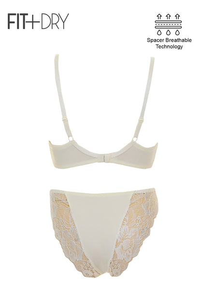 BLS Breathable Wired And Light Padded Bra Ivory
