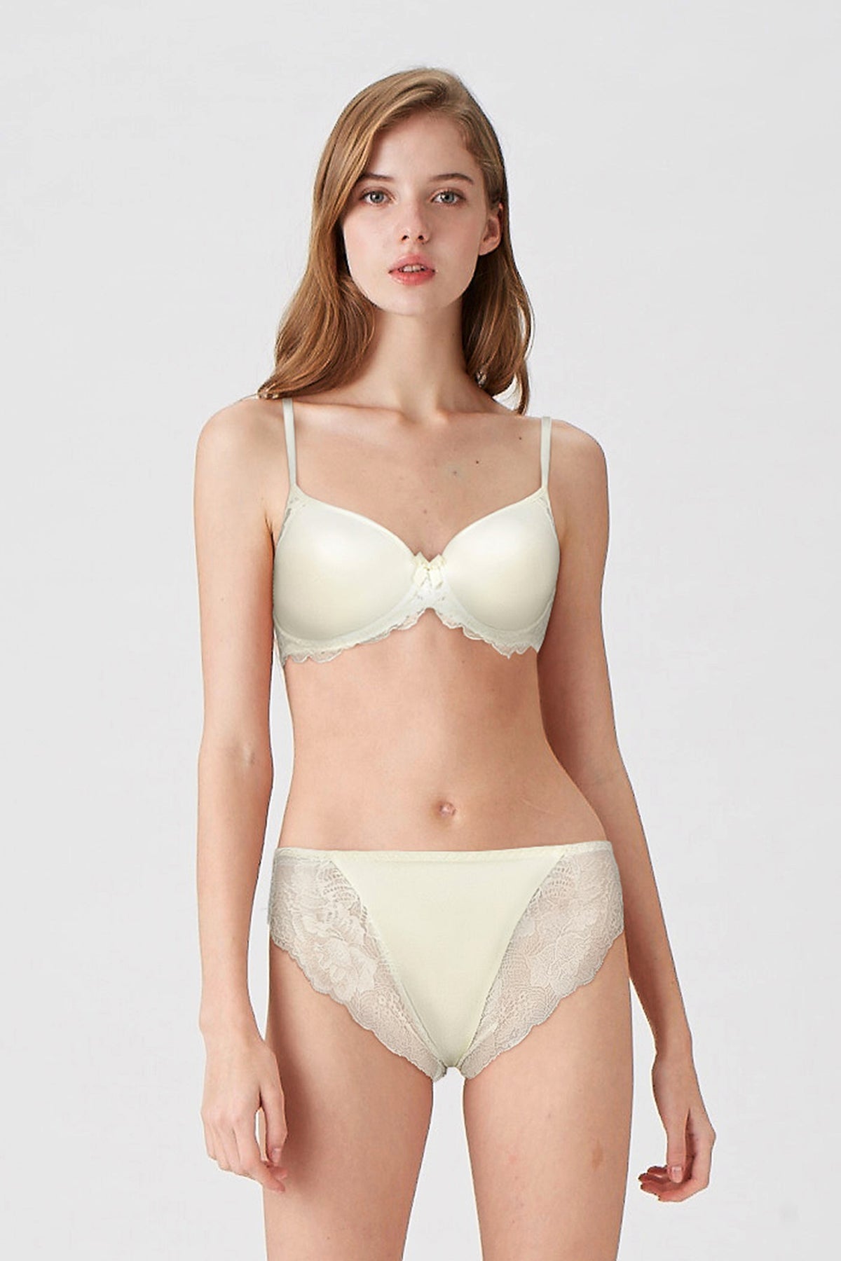 BLS Breathable Wired And Light Padded Bra Ivory