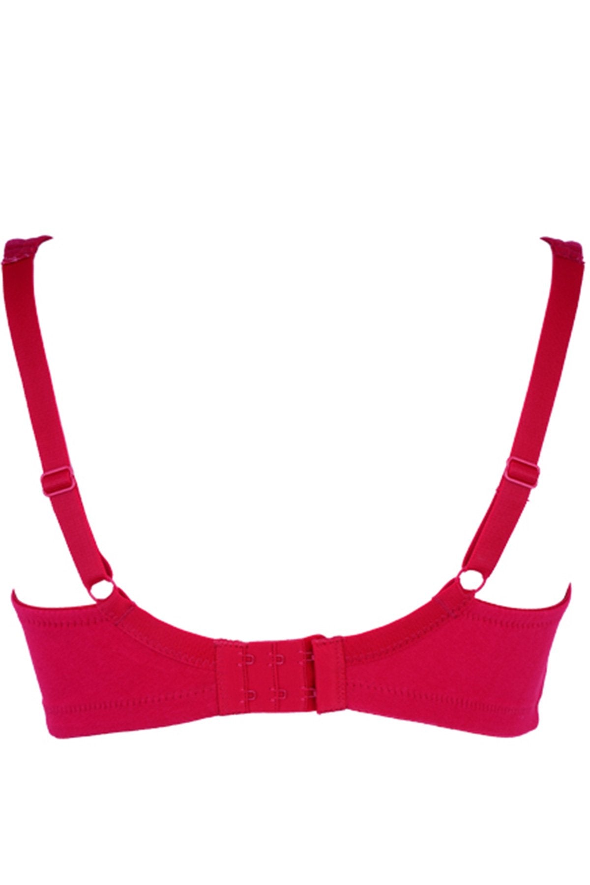 BLS Cece Non Wired And Non Padded Cotton Bra Burgundy 34C