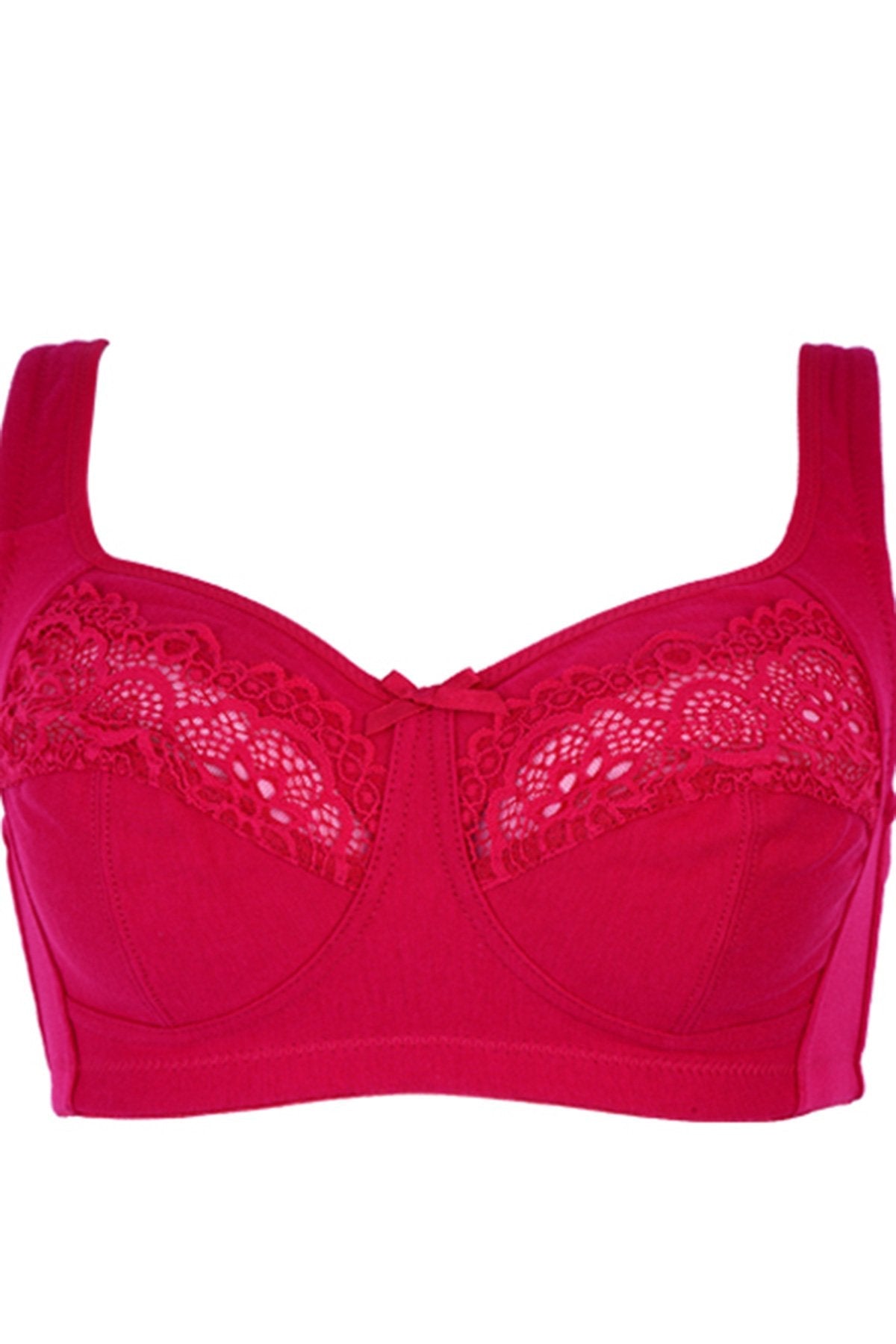 BLS Cece Non Wired And Non Padded Cotton Bra Burgundy
