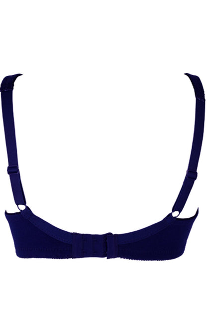 BLS Clarise Non Wired And Non Padded Cotton Bra Blue