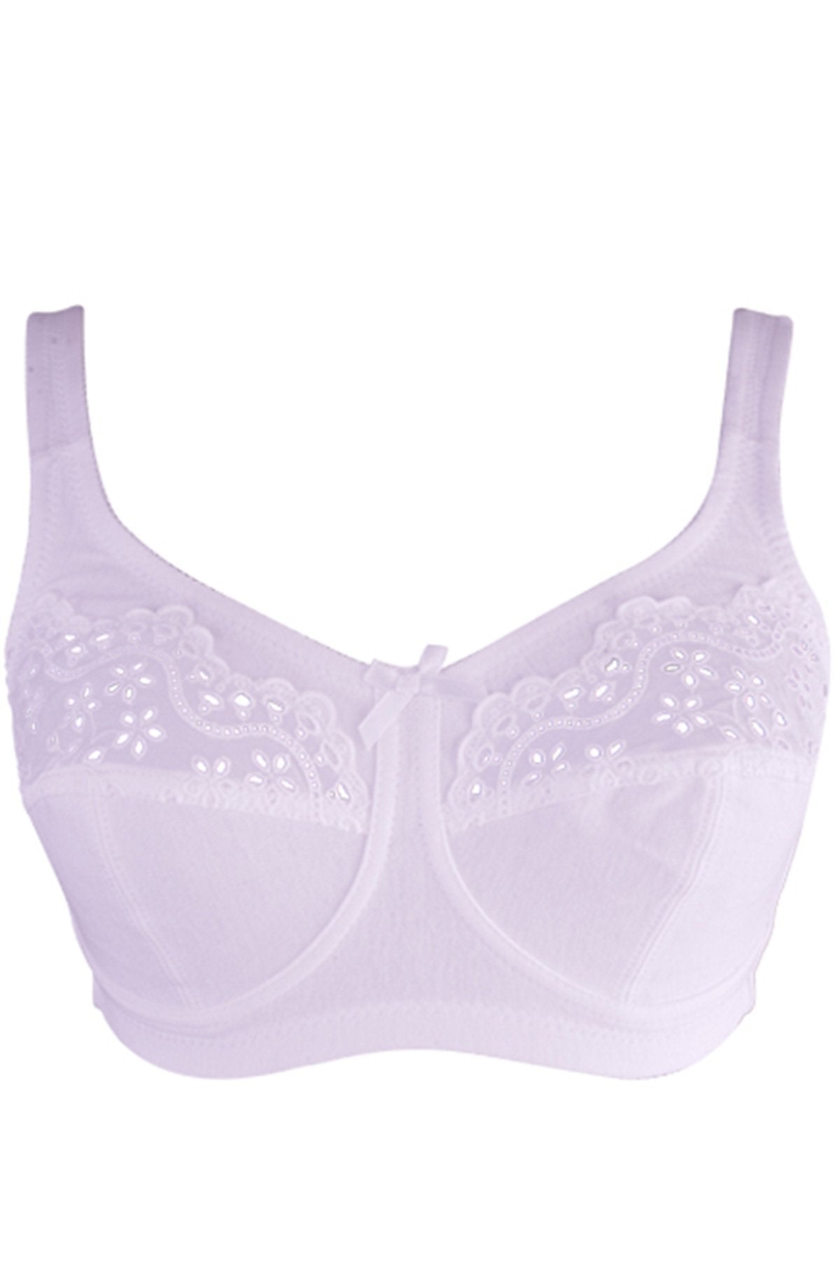 BLS Clarise Non Wired And Non Padded Cotton Bra White