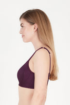 BLS Calantha Non Wired And Non Padded Cotton Bra Purple 34B
