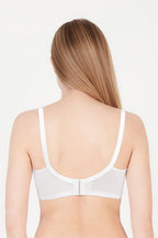 BLS Calantha Non Wired And Non Padded Cotton Bra White 32C