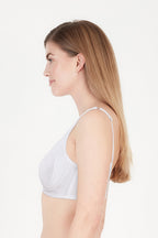 BLS Calantha Non Wired And Non Padded Cotton Bra White 34B
