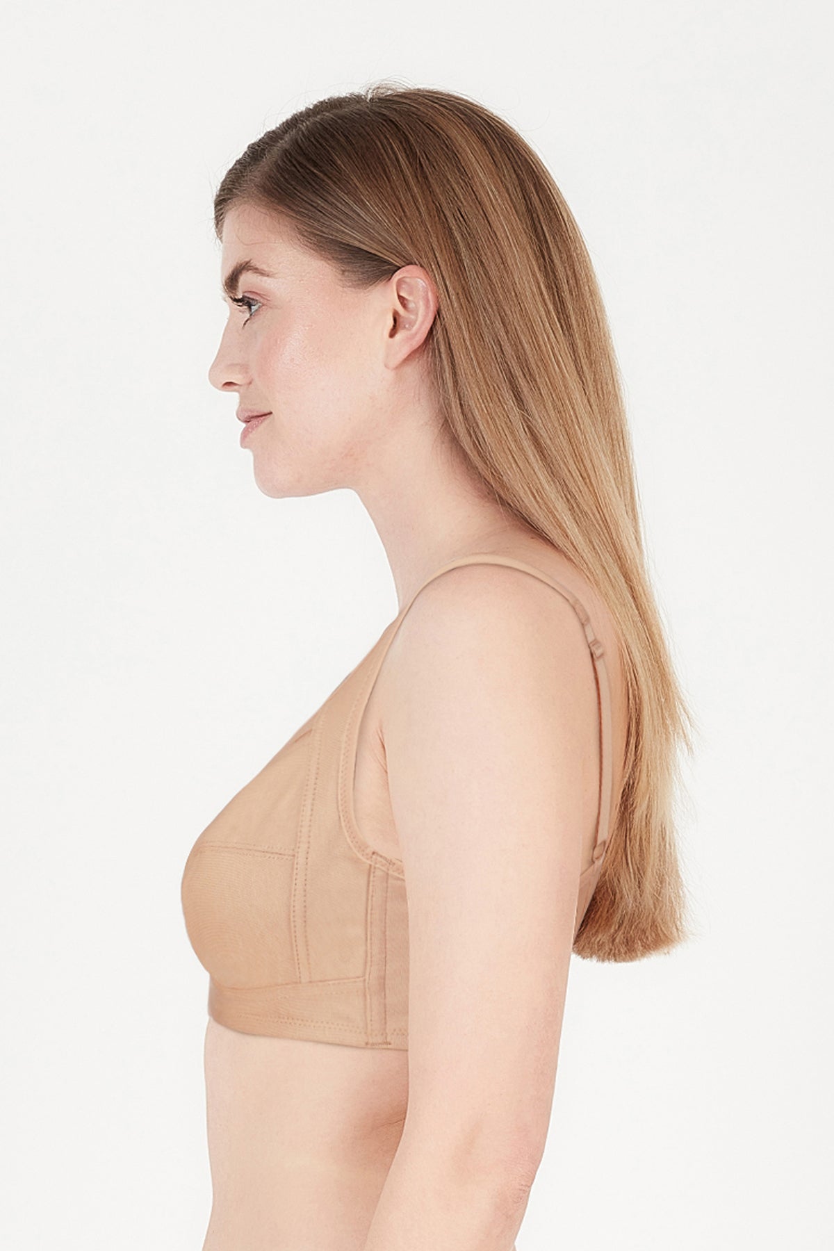 BLS Cali Non Wired And Non Padded Cotton Bra Cappuccino 34D
