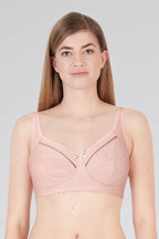 BLS Cali Non Wired And Non Padded Cotton Bra Pink