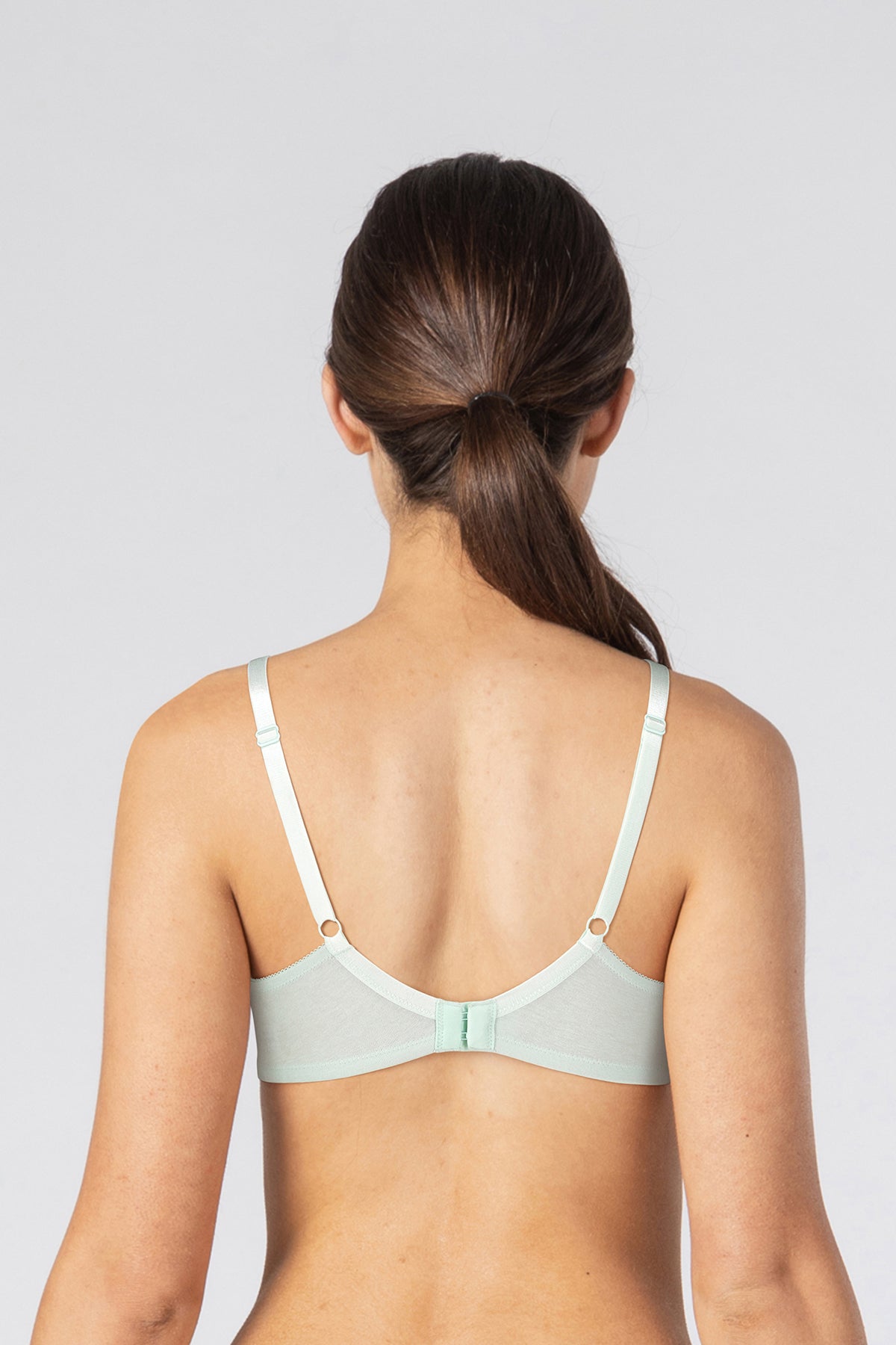 BLS Caprina Non Wired And Non Padded Cotton Bra Mint 34C