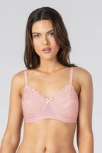 BLS Caprina Non Wired And Non Padded Cotton Bra Soft Pink