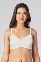 BLS Caprina Non Wired And Non Padded Cotton Bra Vanilla