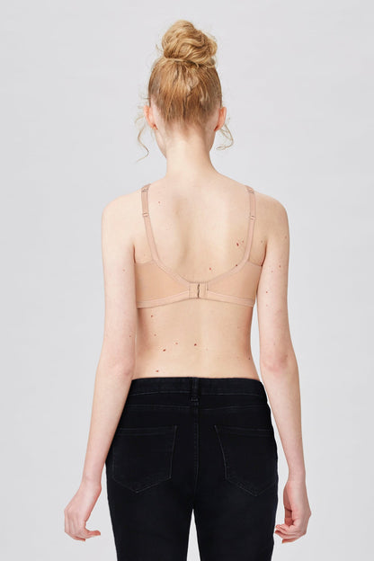 BLS Carole Non Wired And Non Padded Cotton Bra Skin