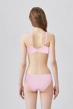 BLS Cece Non Wired And Non Padded Cotton Bra Pink 34C