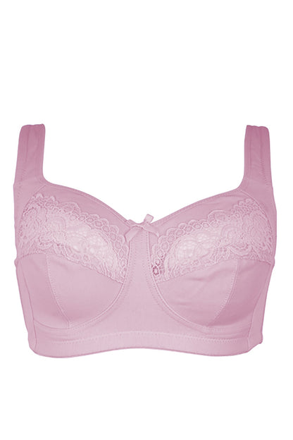 BLS Cece Non Wired And Non Padded Cotton Bra Pink