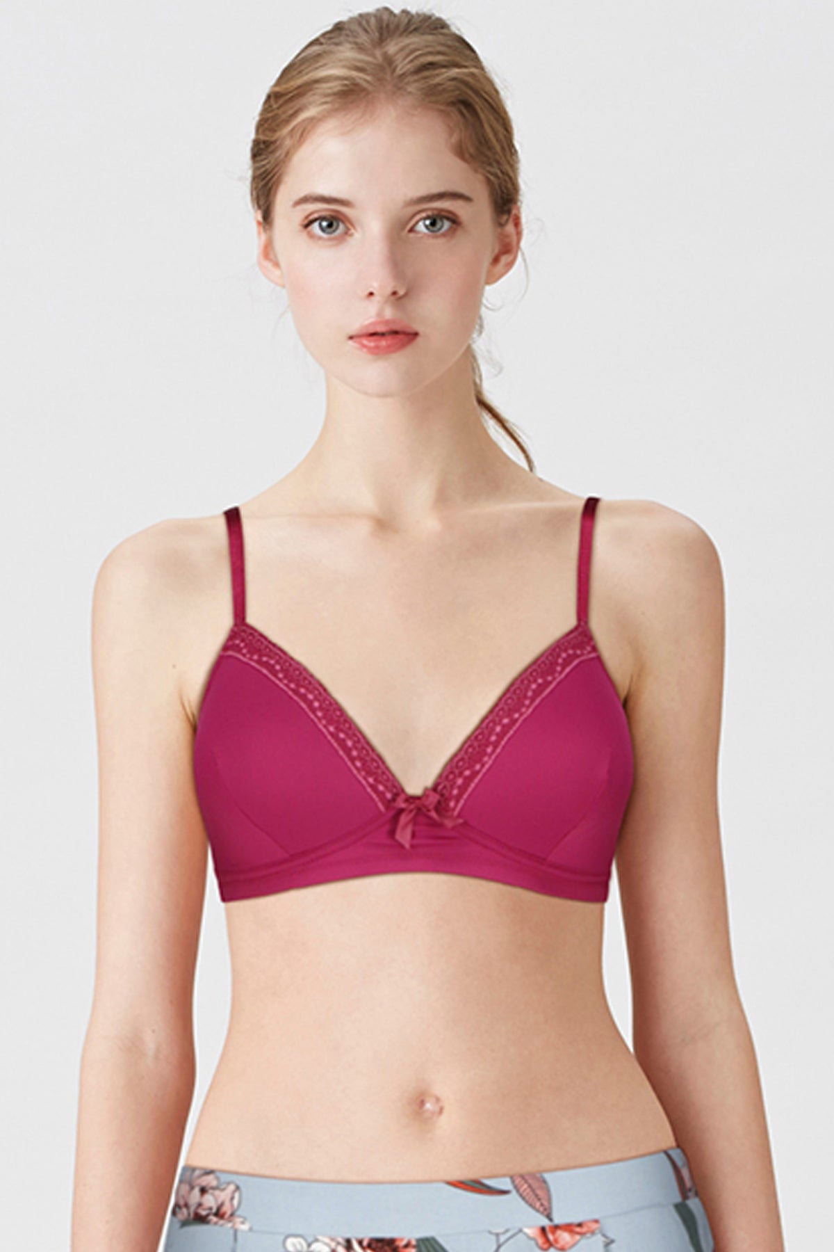 BLS Clarie Non Wired And Padded Bra Respberry 34DD