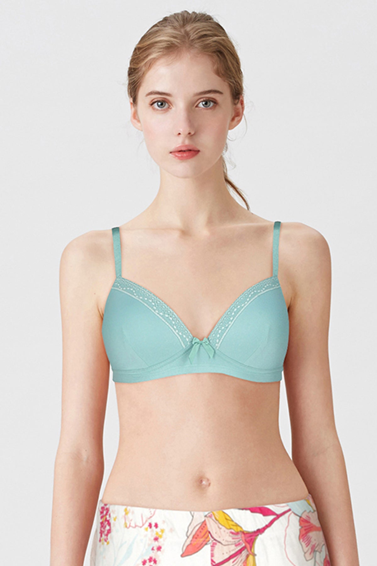 BLS Clarie Non Wired And Padded Bra Sea Green 34DD