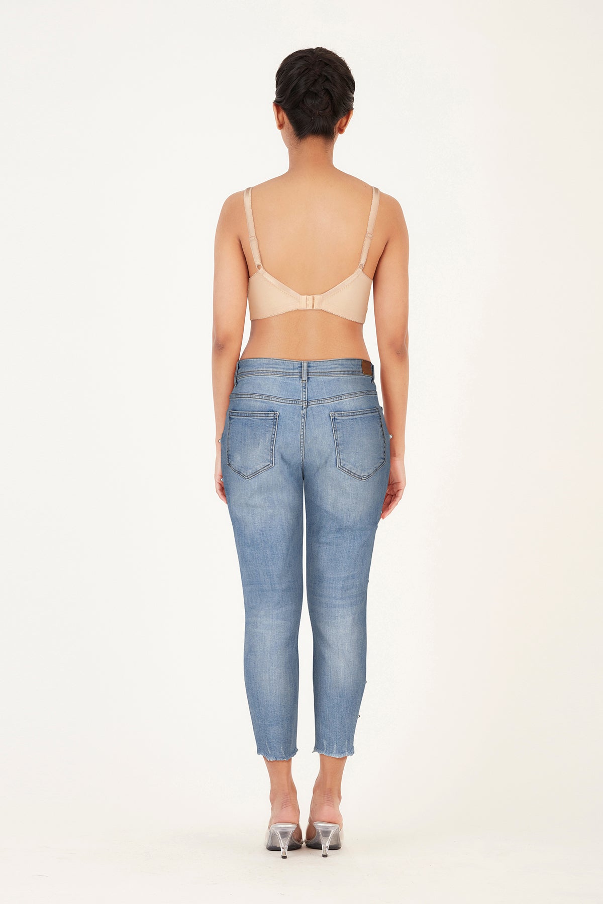 BLS Colette Non Wired And Non Padded Cotton Bra Skin 34C