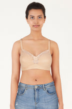 BLS Colette Non Wired And Non Padded Cotton Bra Skin 36D