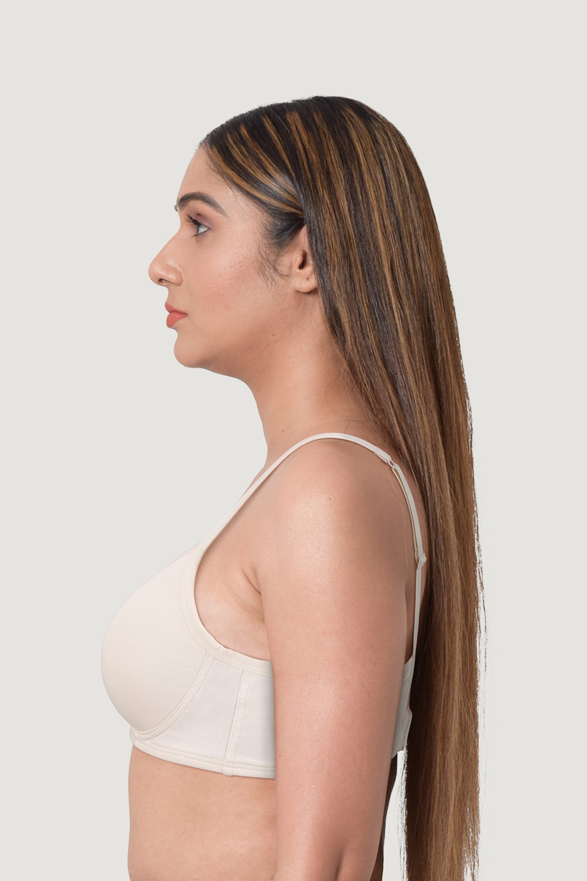 BLS Colma Non Wired And Padded Cotton Bra Pink 34D