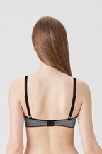 BLS Colo Wired And Padded Cotton Bra YD Black 32C