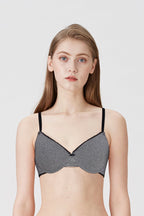 BLS Colo Wired And Padded Cotton Bra YD Black