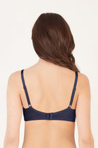 BLS Cora Non wired And Non Padded Cotton Bra Navy Blue 34C