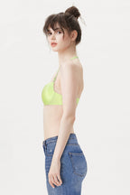 BLS Frida Wired And Pushup Bra Green 38B