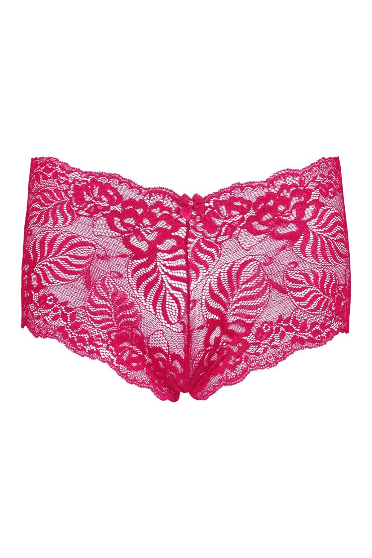 BLS Liza Lace Boyshort Fuchsia