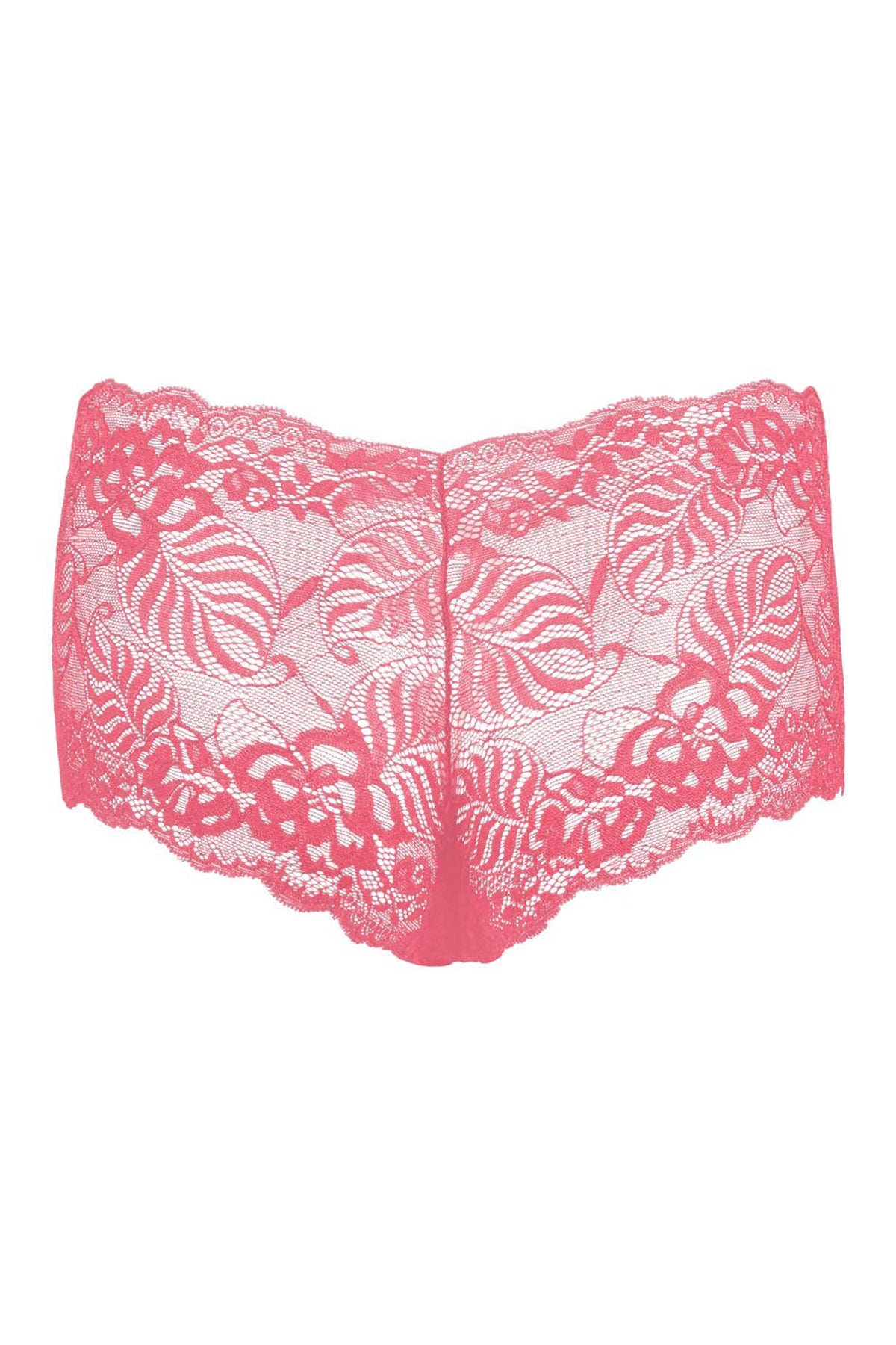 BLS Liza Lace Boyshort Pomegranate