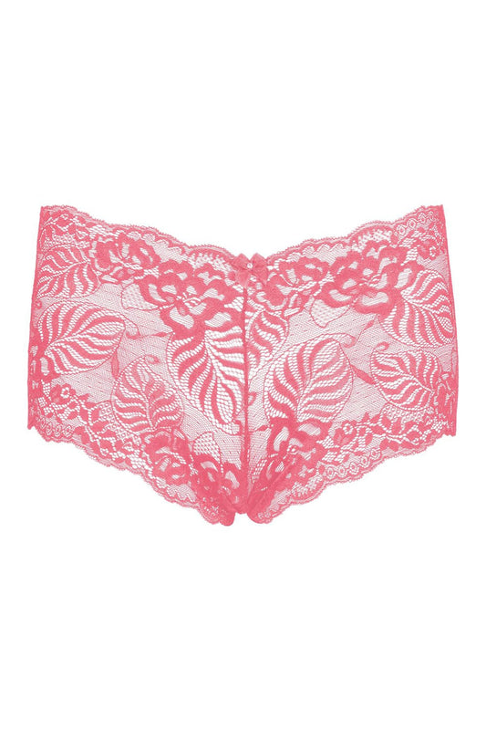 BLS Liza Lace Boyshort Pomegranate