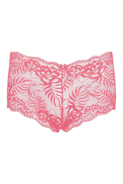 BLS Liza Lace Boyshort Pomegranate