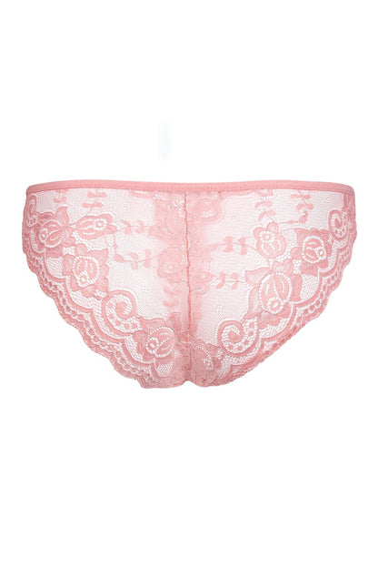 BLS Lulu Lace Panty Salmon