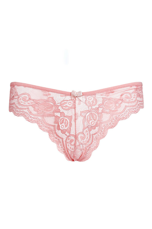 BLS Lulu Lace Panty Salmon