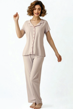 BLS Misty Viscose Pajama Set Ivory
