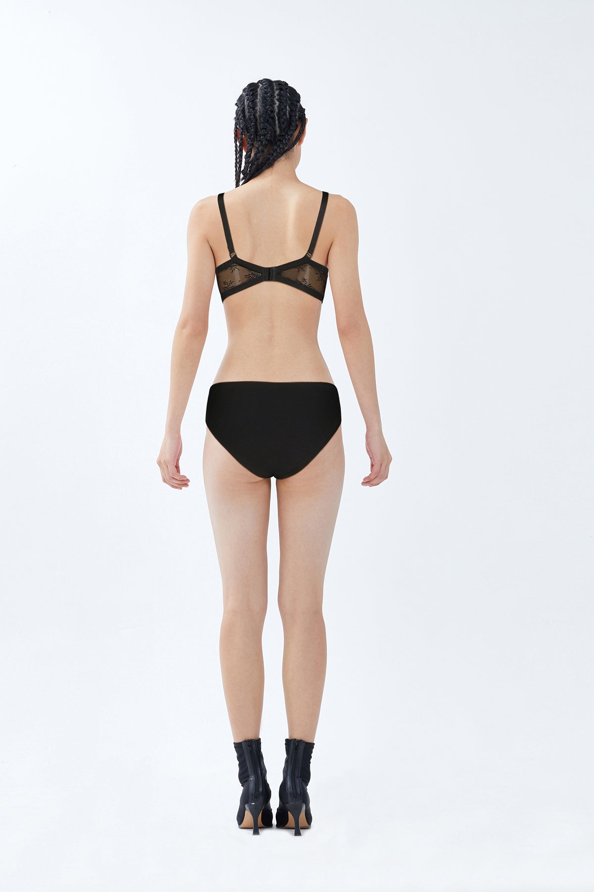 BLS Mylena Non Wired And Non Padded Bra Black 32C