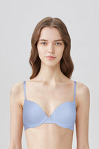 BLS Paza Wired And Padded Cotton Bra Light Blue