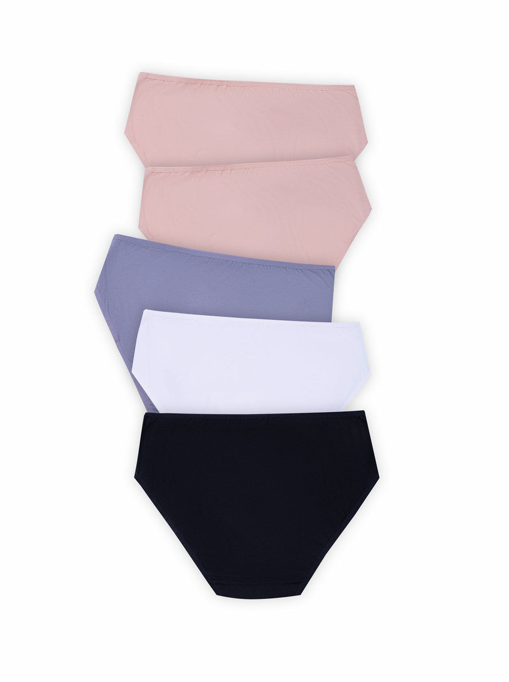 BLS Pearl Mid Rise Cotton Panty Pack Of 5