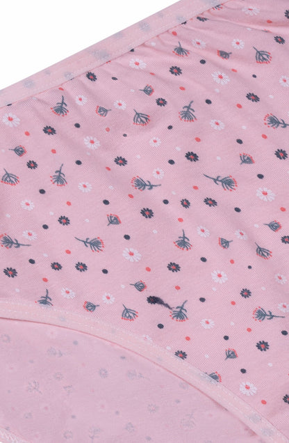 BLS Pentas Mid Rise Cotton Panty Pack Of 5