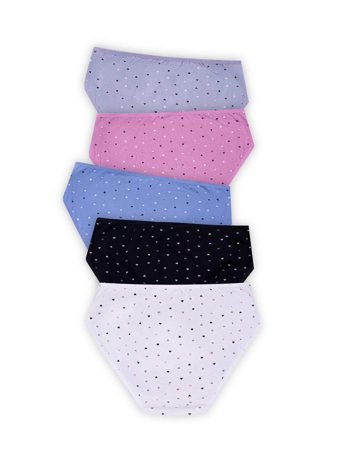 BLS Primula Mid Rise Cotton Panty Pack Of 5