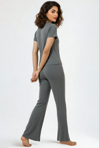 BLS Seren Viscose Pajama Set Grey