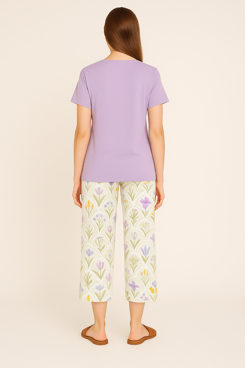 BLS Violet Viscose Pajama Set