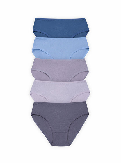 BLS Willow Mid Rise Cotton Panty Pack Of 5