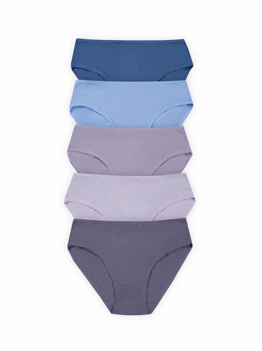 BLS Willow Mid Rise Cotton Panty Pack Of 5