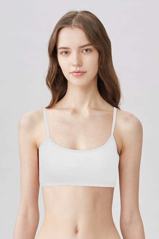 BLS Zeeva Cotton Teen Bra White