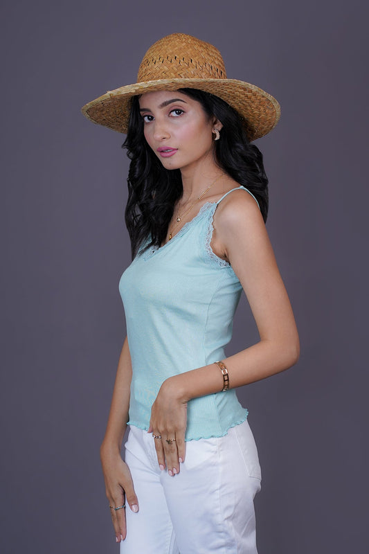 BLS Ayleen Lace Camisole Mint