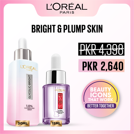 Bright & Plump Skin Glow Duo