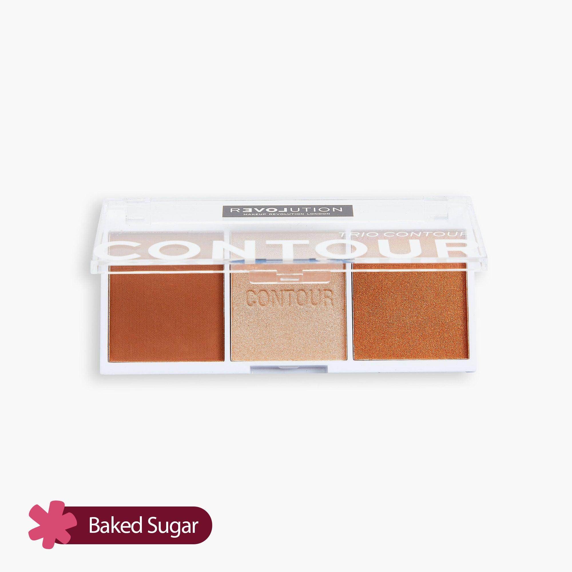 Revolution Relove Colour Play Contour Trio Palette Baked Sugar 6gm